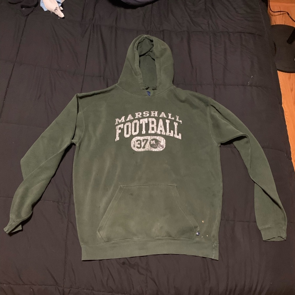 Marshall football vintage hoodie